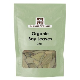 Organic Dried Bay Leaves 25g by Manor Springs Organic