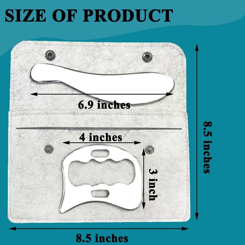 Gua Sha Tools, herramienta de masaje para raspar de acero