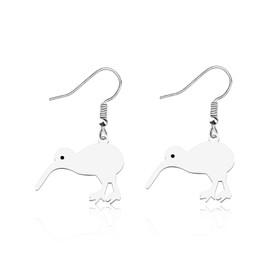 WUSUANED Cute Kiwi Bird Pendant Necklace New Zealand Birds Jewelry Kiwis Bird Lover Gift Animal Kiwi Gifts