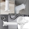 12 Packs PVC Flange for 1-1/2" PVC Pipe, Table Screw