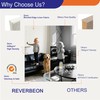 Reverbeon 4PCS Acoustic Panels, 24"x12" Fabric Acoustic Panels for Walls,