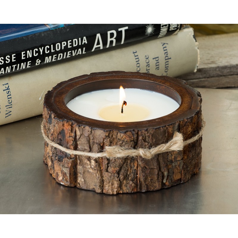 Himalayan Candles Tree Bark Candle, 9 oz., Ginger Patchouli