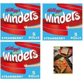 Fruit Winders Strawberry x3 Packs and Kitchenfella Top Movie Treats