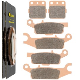 Caltric Brake Pads for Yamaha Raptor 250 YFM250 RSPX Special Edition Front Rear 2008