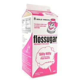 Cotton Candy Floss Sugar Pink Vanilla -1 Carton
