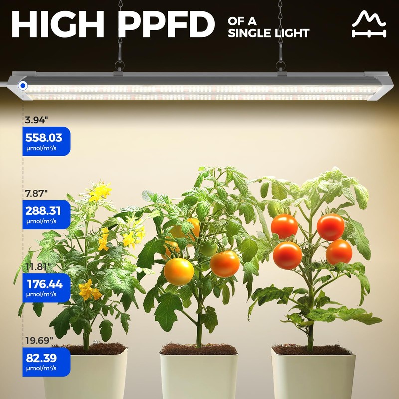 Barrina TX36 2FT LED Grow Light for Indoor Plants, 36W(200W