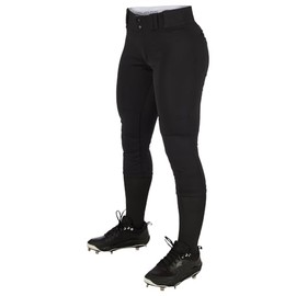 League Outfitters Women's Tournament Softball Pants - Black - 3XL
