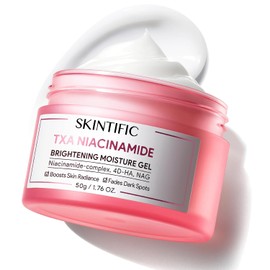 Skintific Crema Facial Iluminadora con Txa y Niacinamida, Ayuda a Atenuar Manchas, Unifica el Tono, Con ?cido Tranex?mico, ?-arbutina, 5 Ceramidas y Centella Asi?tica, Para Piel Grasa y con Tendencia
