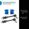 TRQ Front Suspension Kit Sway Bar Bushing Set Sway Bar