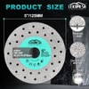LEKOMESH Rock Slab Grinding Disc - 5 inch Glass Cutter