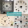 Mintime Modern Frameless DIY Wall Clock Large 3D Wall Watch