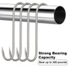 LANIAKEA 10PCS Meat Hook, 8.66'' Stainless Steel Meat Hooks Meat