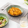 LERATIO Large Pasta Bowls,38oz Ceramic Pasta Bowls,9.0" Reactive Glaze Pasta