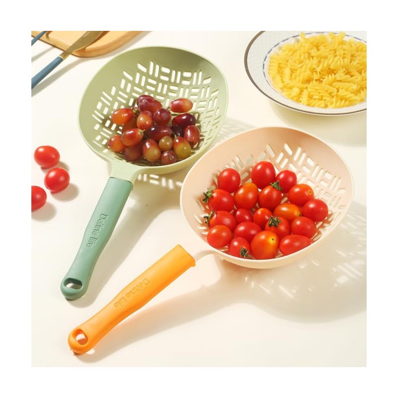Scoop Plus Colander, Spoon Drainer/Strainer, Scoop, Drain and Serve, Dishwasher