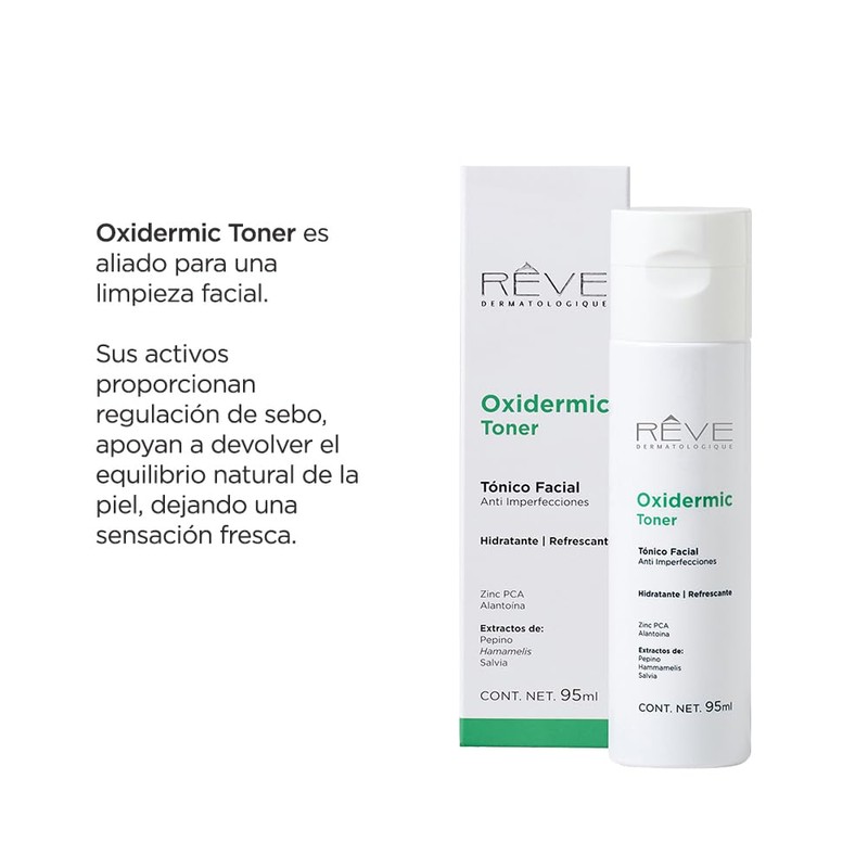 Reve Dermatologique | Oxidermic Tonico Facial Hidratante- 100ML