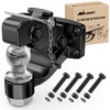 Nilight Pintle Hook Trailer Hitches Receiver Hook Combination 2” Hitch