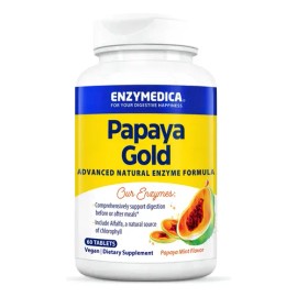 Enzymedica Oro de Papaya Enzimas Naturales Vegano 60 Comprimidos