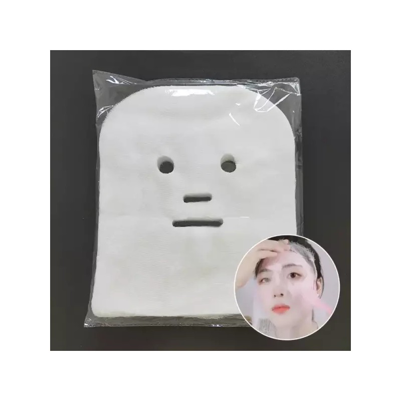 SN 피부 순면 마사지 모델링팩 페이스거즈 100매 원형 순면시트 미용