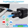 G Varifocal Lens USB Camera 10X Optical Zoom Webcam, 5-50