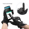 INBIKE Leather Motorcycle Gloves with Carbon Fiber Hard Knuckle Touch