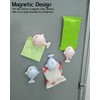 4 Pieces Whale Bag Clips - Magnetic Fridge Clip for