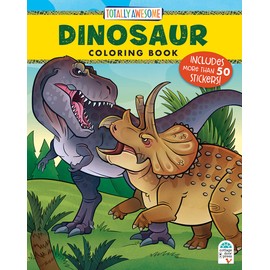 Dinosaur Coloring Book for Little Dino Lovers; Includes Perforated Pages and Bonus Sticker Sheet
