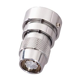 Symmons 4-285F Fre-Flo 1-Spray 1 in. Fixed Showerhead in Polished Chrome (2.5 GPM)