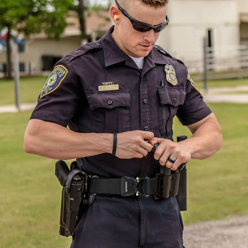 Jumbofit Military Men Tactical Belt, Work Belt with Quick Release