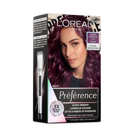 L'Oreal Paris Préférence Vivids Permanent Hair Colour, 4.261 Dark Purple (Pack of 3)