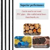 RHQFDM 24 Pieces Scroll Saw Blades With Spiral Teeth 133mm