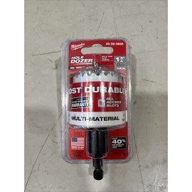 Milwaukee 1-3/4 Hole Dozer Bi-Metal Hole Saw With 3/8 Arbor 49-56-9666