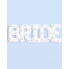 xo, Fetti White Bride Balloons + Blue Bows - 40