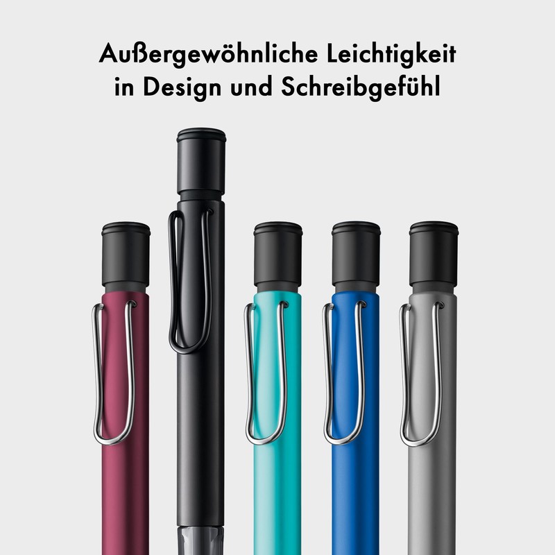 Lamy AL-star oceanblue mechanical pencil - lightweight pencil with transparent,