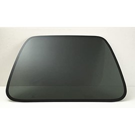 Passenger Right Side Rear Quarter Window Quarter Glass Compatible with Jeep Wrangler 93.4'' WB Short Wheel Bass 1987-2006 Models