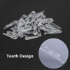 LAIYOHO 200 Pcs Plastic Alligator Clips Garment Clips with Teeth
