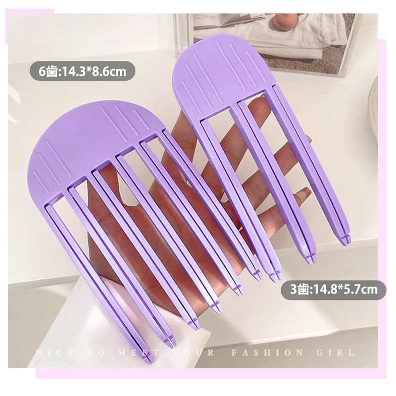 UrbanPulse Root Raising Clip Bangs Styling Comb Fluffy Bangs Clip