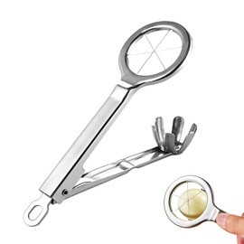 Eierschneider für Hartgekochte Eier Eierschneider Edelstahl Draht Egg Slicer Manuelle Eierschneider Teiler Edelstahl Eierschneider, für Schneiden Weicher Lebensmittel Wie Eier, Pilze, Erdbeeren Usw