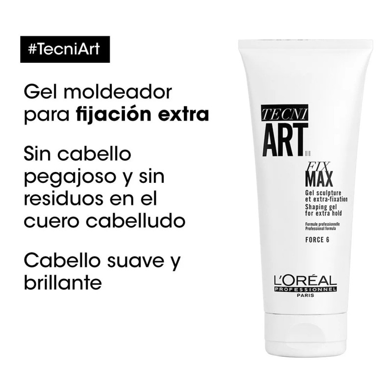 L'Oréal Professionnel Gel De Máxima Fijación Para Cabello Tecniart Fix