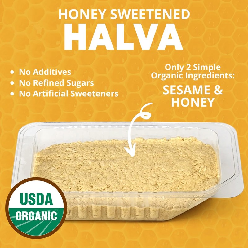 OhGoodness! Organic Honey Halva - 3 Pack - Paleo Friendly