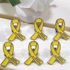 20 Pcs Funeral Ribbon Awareness Pins Memorial Lapel Brooches Forever