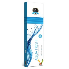 Alaukik Incense Sticks Hand Rolled 3 Packs of 12 sticks 50grams with JRose Incense Stick Holder (Aqua Fresh)