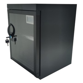 EQCOTWEA Camera Dehumidify Storage 30L Camera Dry Cabinet Box Storage with Tempered Glass 2 Tiers Dry Cabinet Noiseless Energy Saving for Camera Lens Equipment Storage