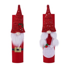 MOHYS Christmas Refrigerator Handle Covers Xmas Gnome Fridge Handle Covers Protector for Kitchen Christmas Decorations,2 Pack