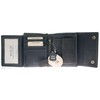 Biker's Leather Wallet Wallet Grey - with Coin Pocket and