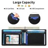 LOUEBICA Mens for Wallet Leather Bifold Credit Card Holder, RFID