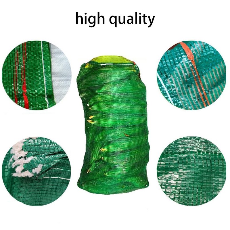 Fulanfudi 10pcs Extra Large Mesh Storage Produce Bags Reusable Vegetable