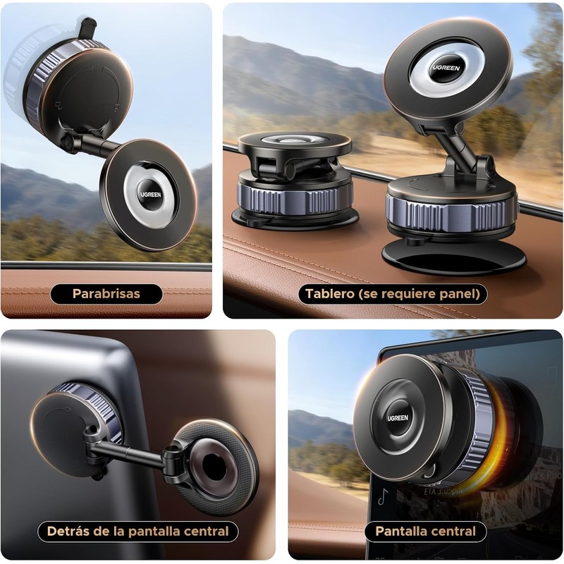 UGREEN Soporte para Celular Automóvil Magsafe con Vacío