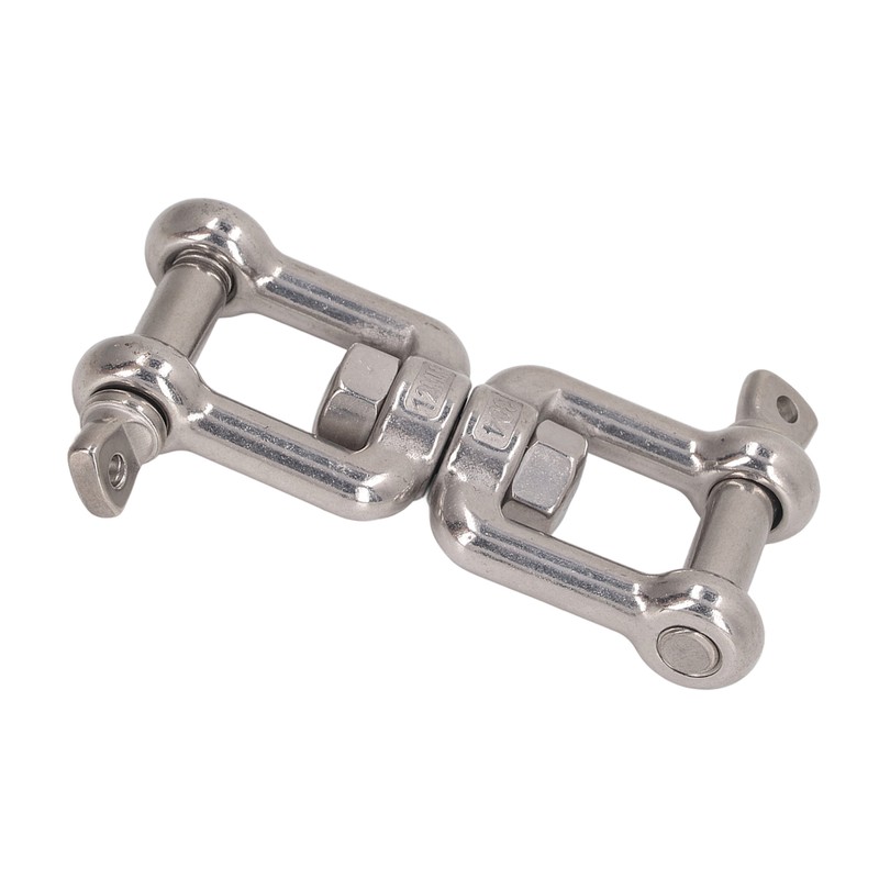 304 Stainless Steel Double Jaw Shackle Rustproof Universal Jaw Anchor