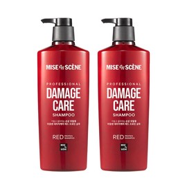 Mise-en-scène Damage Care Red Protein Shampoo 680ML 2EA / 미쟝센 데미지케어 레드 프로틴 샴푸 680ML 2EA
