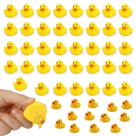 Phyxiul Ducks Bath Toys 100pcs Soft Toy Dolls Floating Ducks Festival Favors